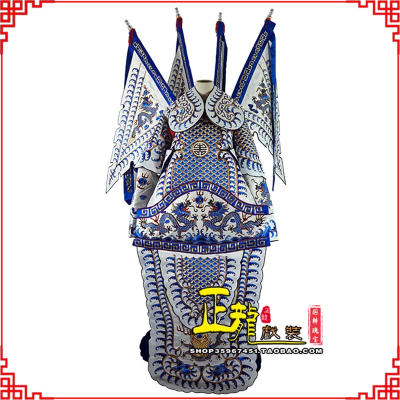 兴平武生武将大靠祥龙勾金